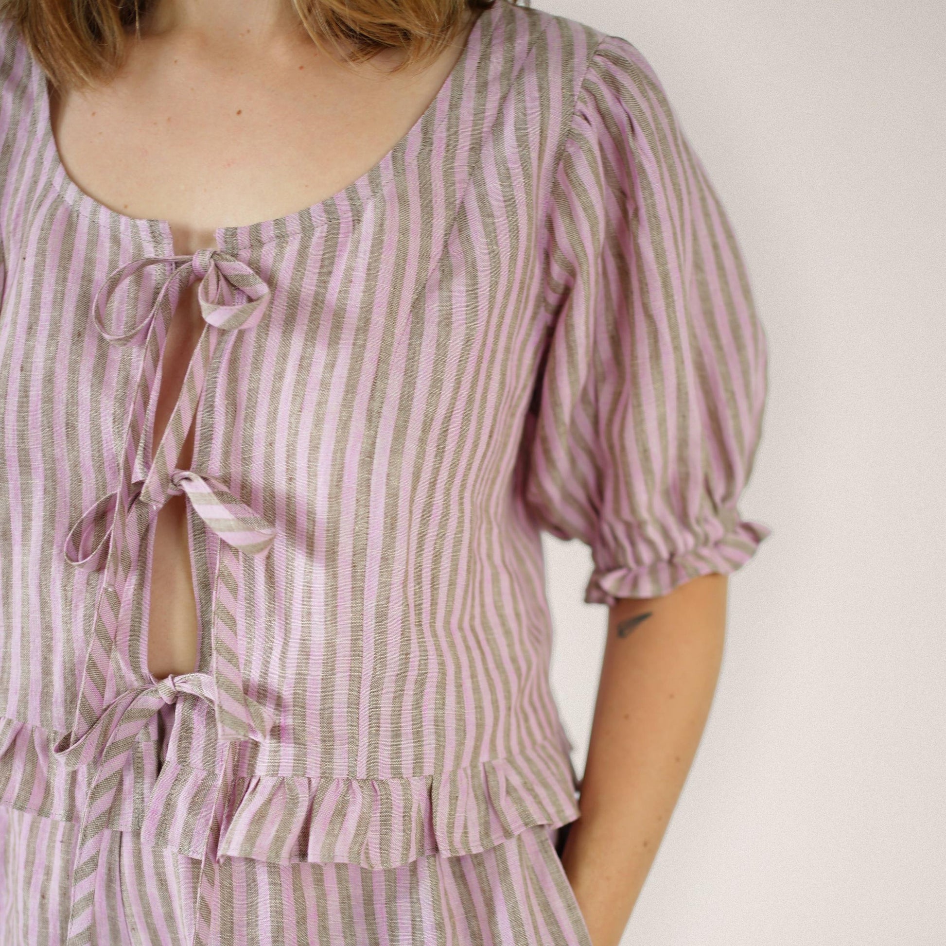 Matchy Matchy Sewing Club-Ruffle Brunch Set Pattern - PDF DOWNLOAD-sewing pattern-gather here online