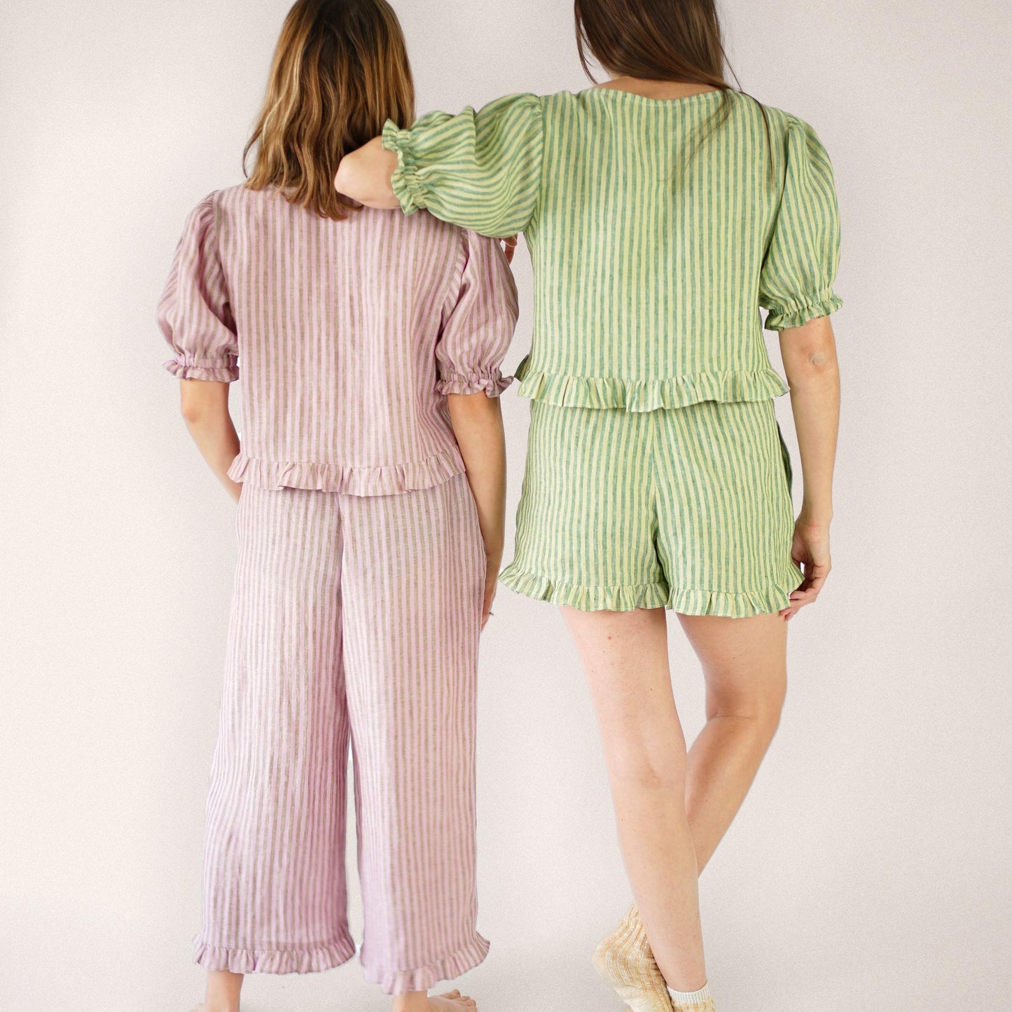 Matchy Matchy Sewing Club-Ruffle Brunch Set Pattern - PDF DOWNLOAD-sewing pattern-gather here online
