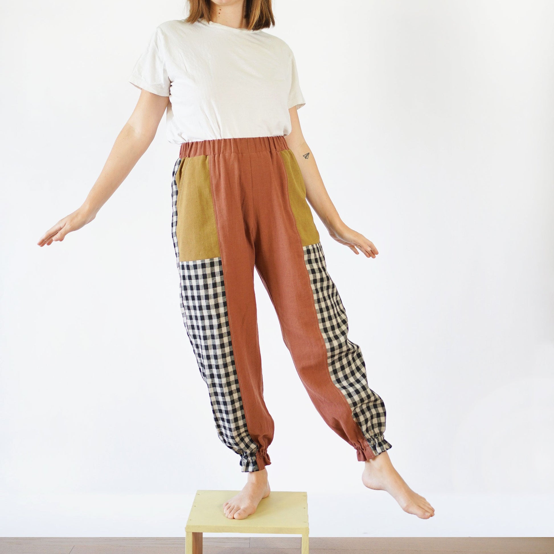 Matchy Matchy Sewing Club-Recess Play Pants Pattern - PDF DOWNLOAD-sewing pattern-gather here online