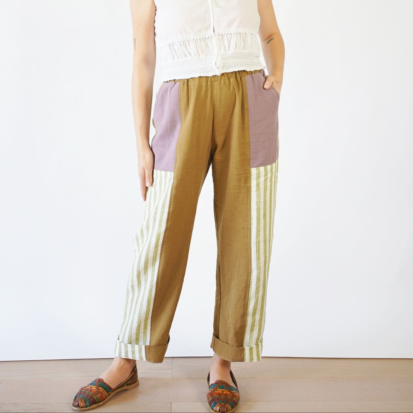 Matchy Matchy Sewing Club-Recess Play Pants Pattern - PDF DOWNLOAD-sewing pattern-gather here online