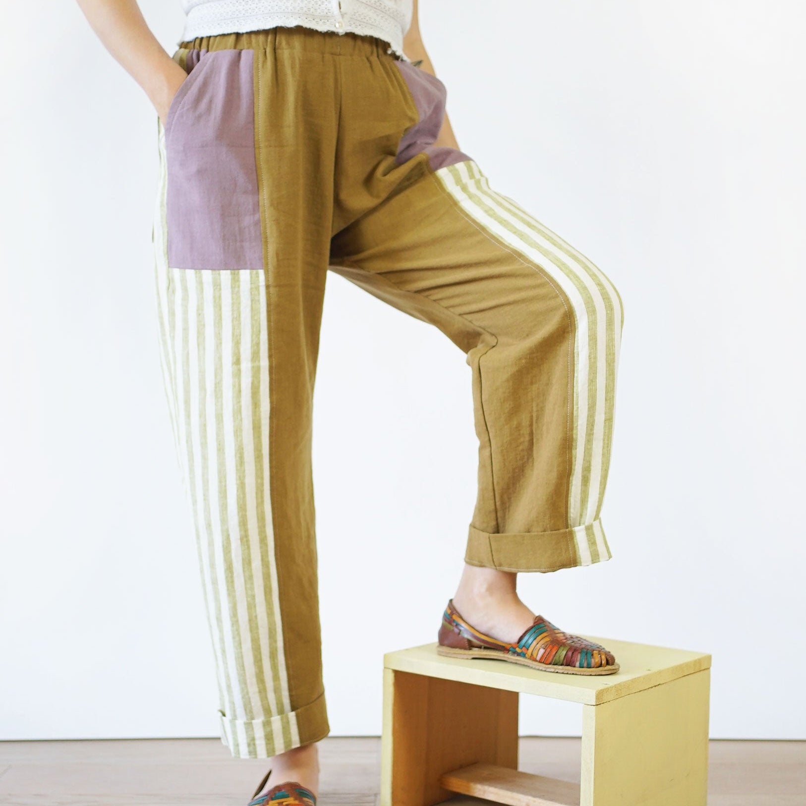 Matchy Matchy Sewing Club-Recess Play Pants Pattern - PDF DOWNLOAD-sewing pattern-gather here online