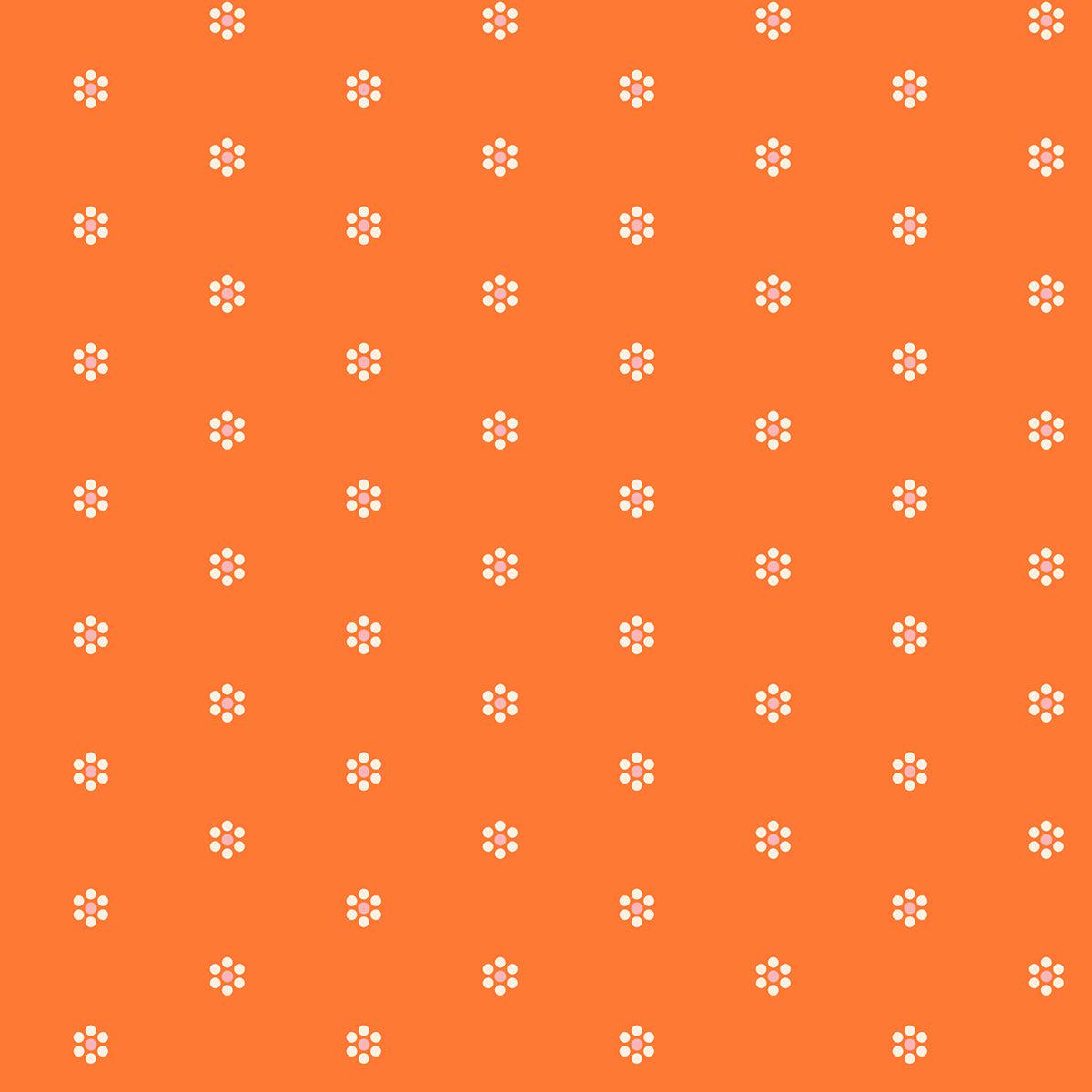 Ruby Star Society-Tiny Blooms Orange-fabric-gather here online