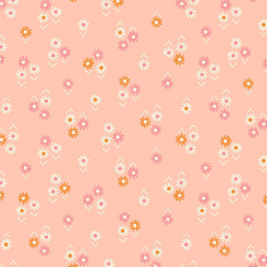 Ruby Star Society-Baby Flowers Peach-fabric-gather here online