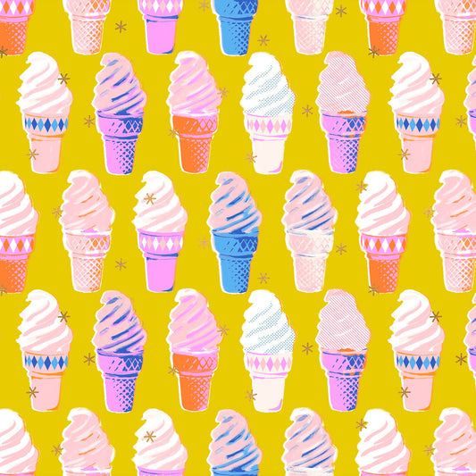 Ruby Star Society-Ice Cream Metallic Golden-fabric-gather here online