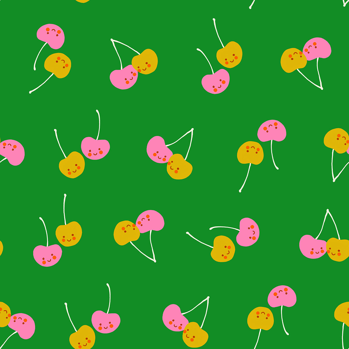 Ruby Star Society-Cherry Friends Deep Verdant-fabric-gather here online
