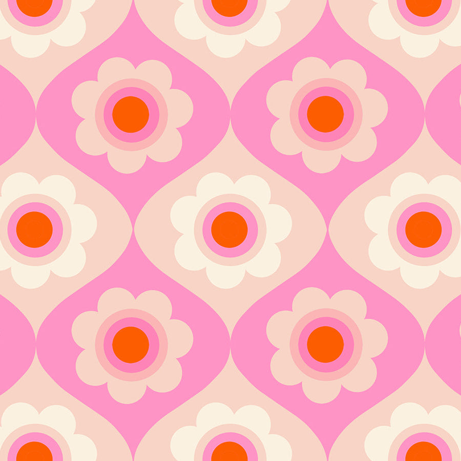 Ruby Star Society-Trinketry Floral Flamingo-fabric-gather here online