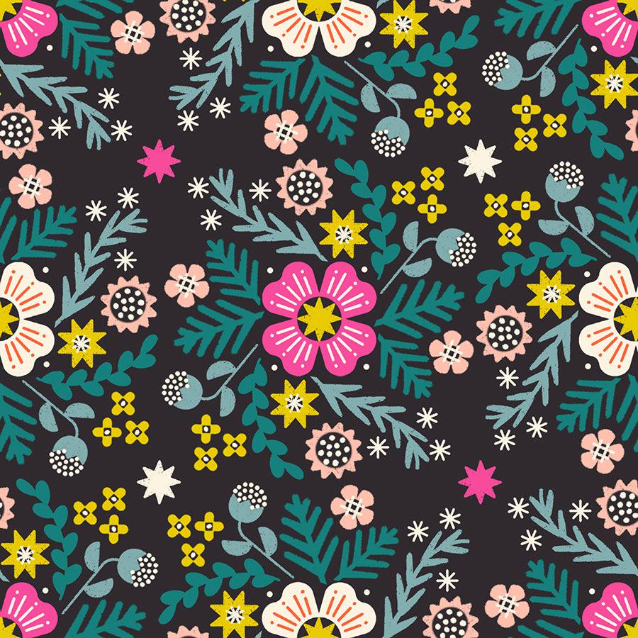 Ruby Star Society-Wildflower Soft Black-fabric-gather here online