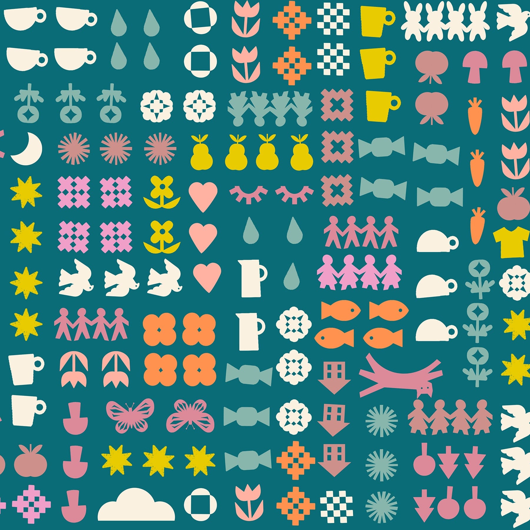 Ruby Star Society-Together Storytime-fabric-gather here online