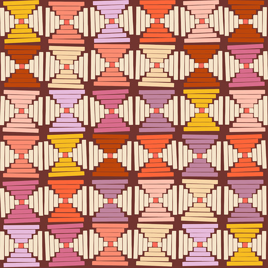 Ruby Star Society-Courthouse Steps Cranberry-fabric-gather here online