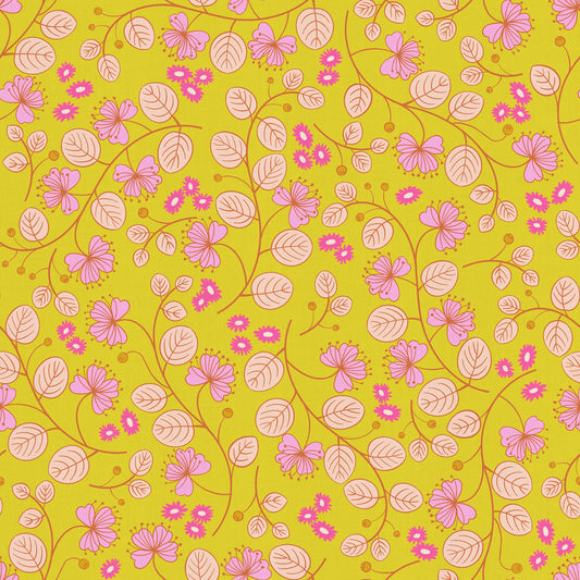 Ruby Star Society-Caper Floral Citron-fabric-gather here online