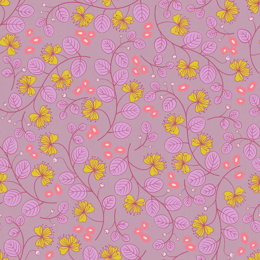 Ruby Star Society-Caper Floral Lilac-fabric-gather here online