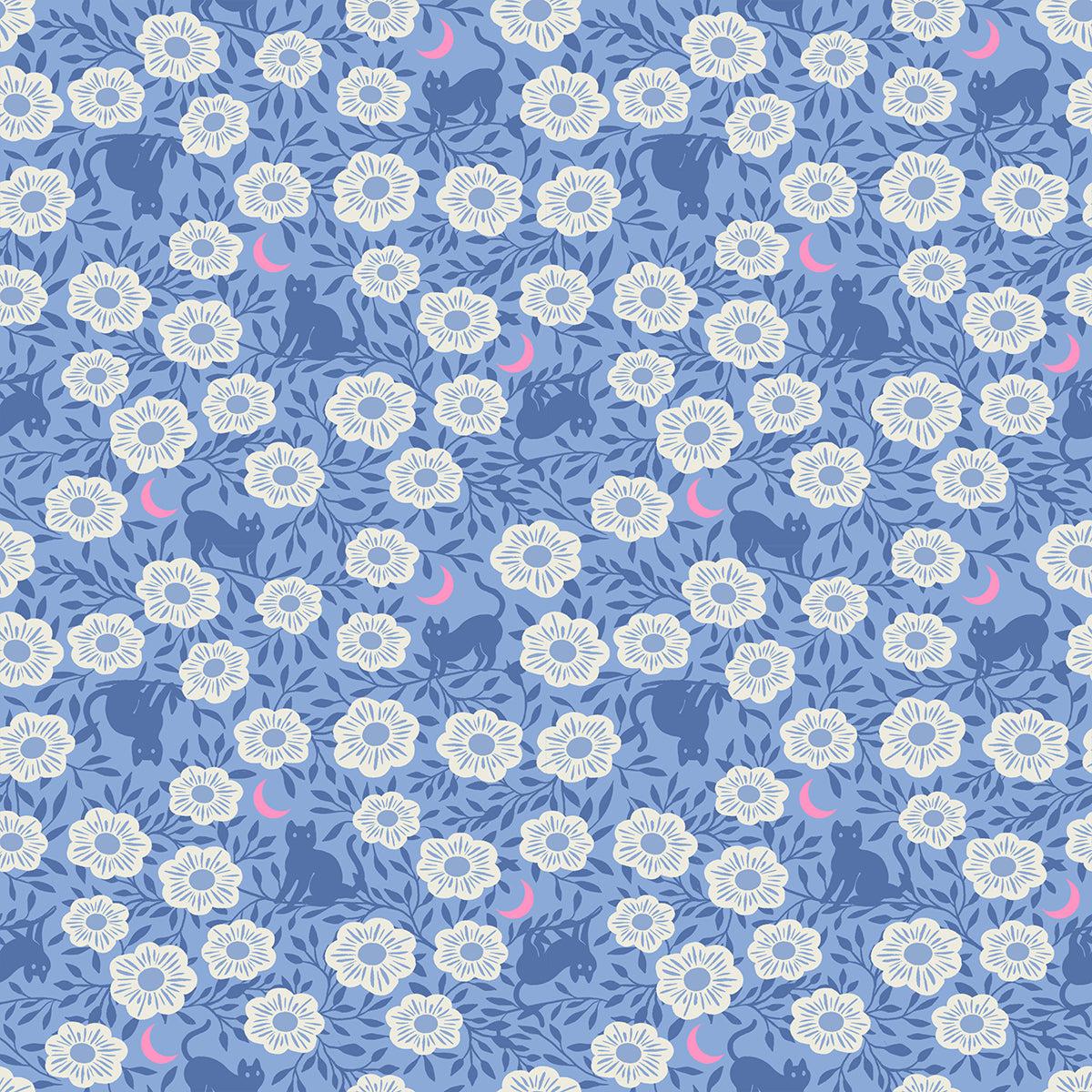 Ruby Star Society-Hiding Cat Dusk-fabric-gather here online