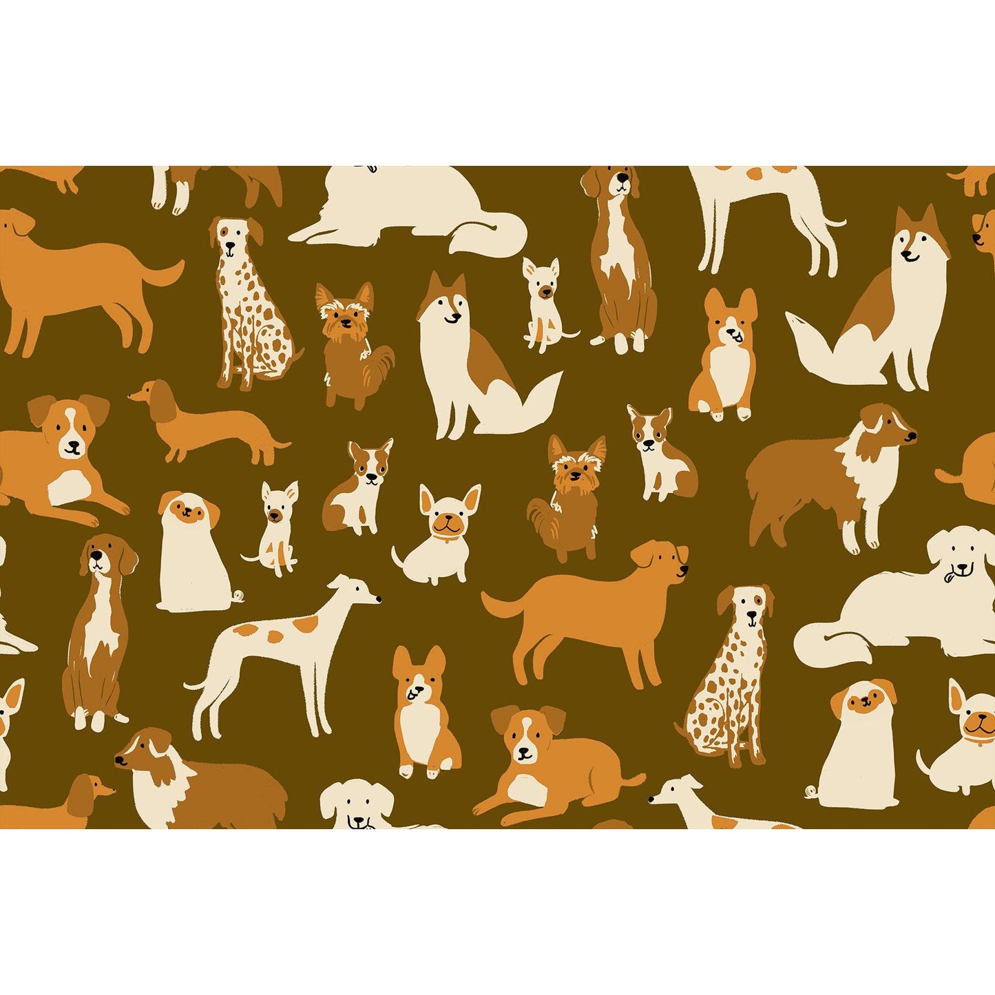 Ruby Star Society-Dog Medley Cocoa-fabric-gather here online