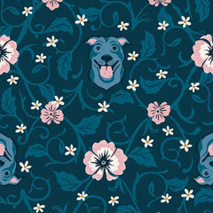 Ruby Star Society-Pitbull Teal Navy-fabric-gather here online