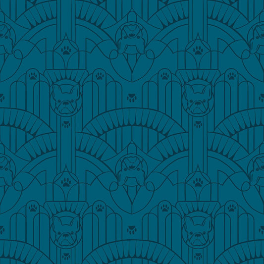 Ruby Star Society-Deco Pup Teal-fabric-gather here online