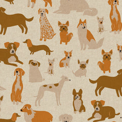 Ruby Star Society-Dog Medley Natural on Canvas-fabric-gather here online