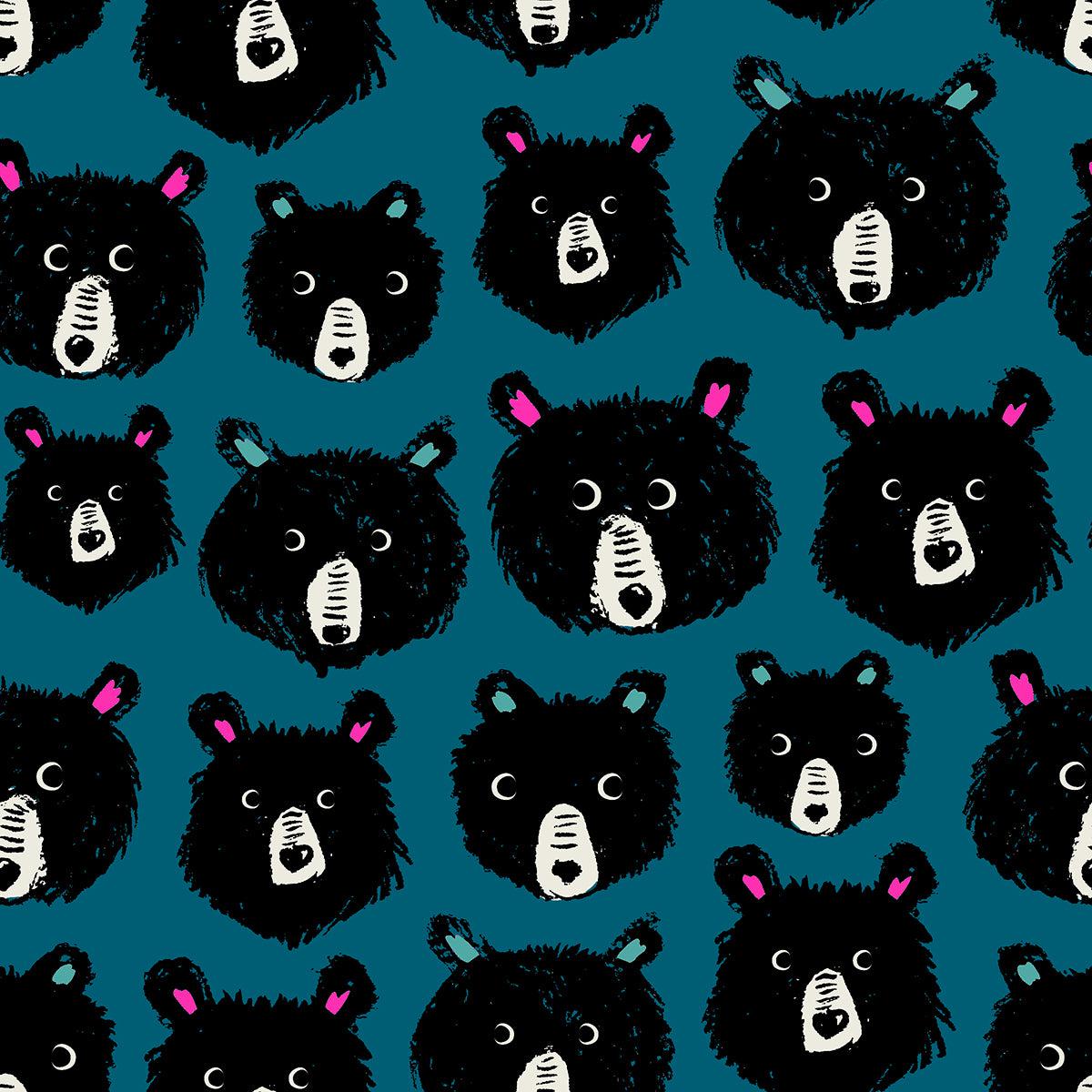 Ruby Star Society-Teddy And The Bears Thunder-fabric-gather here online