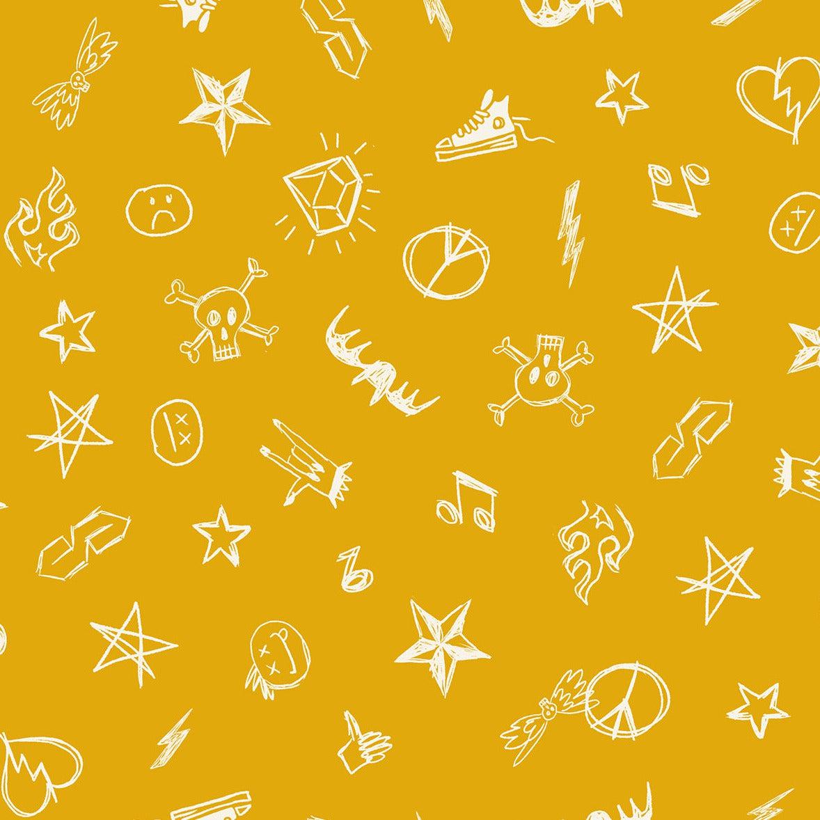 Ruby Star Society-Groupie Goldenrod-fabric-gather here online