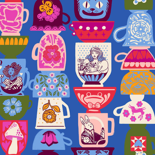 Ruby Star Society-Tea Party Blue Ribbon-fabric-gather here online