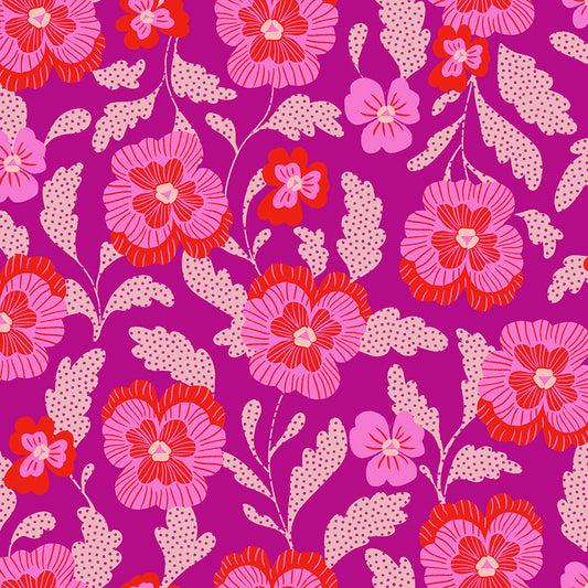 Ruby Star Society-Violets Berry-fabric-gather here online
