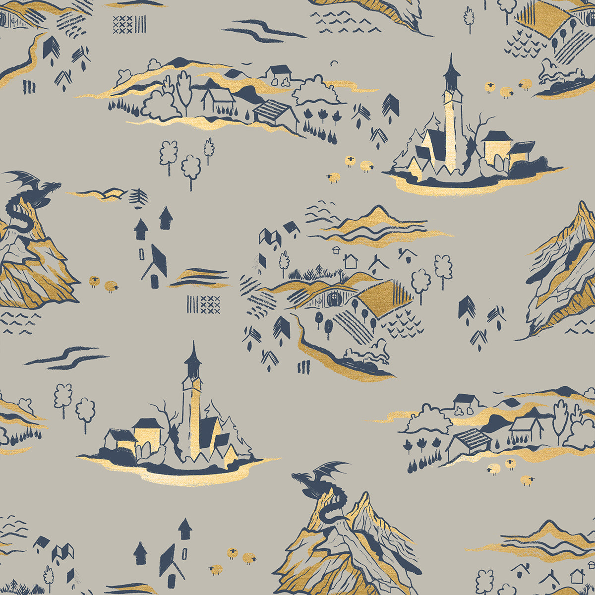 Ruby Star Society-Mountain Town Metallic Oyster-fabric-gather here online
