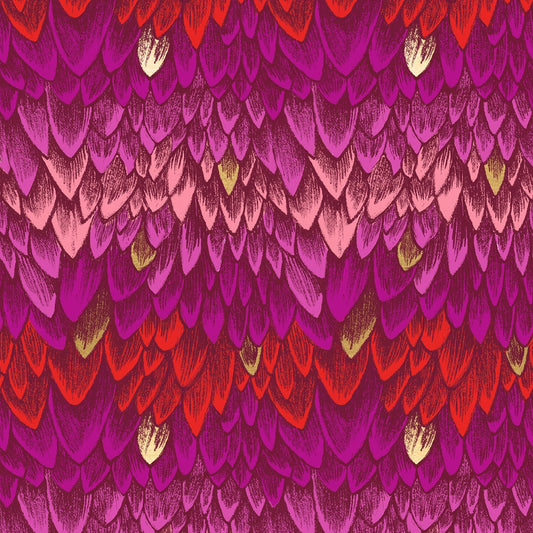 Ruby Star Society-Scales Metallic Rose-fabric-gather here online