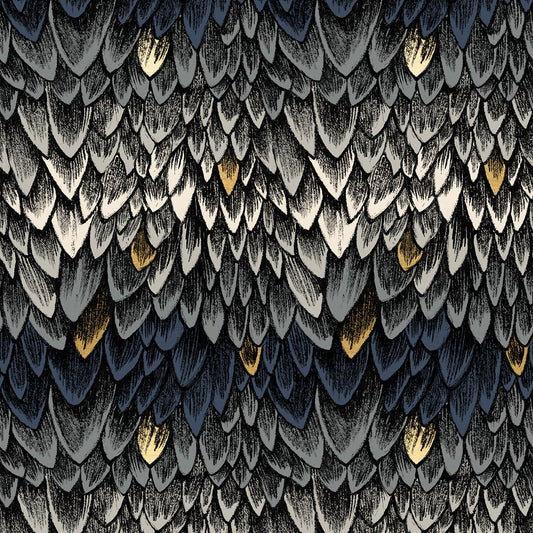 Ruby Star Society-Scales Metallic Smoke-fabric-gather here online