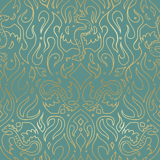 Ruby Star Society-Scribe Metallic Watercress-fabric-gather here online