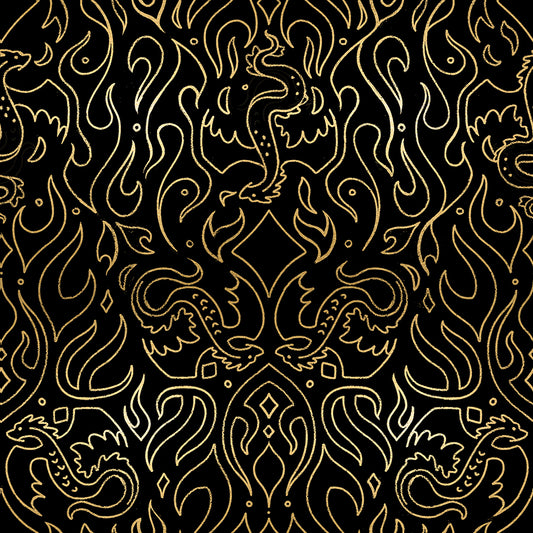 Ruby Star Society-Scribe Metallic Black-fabric-gather here online