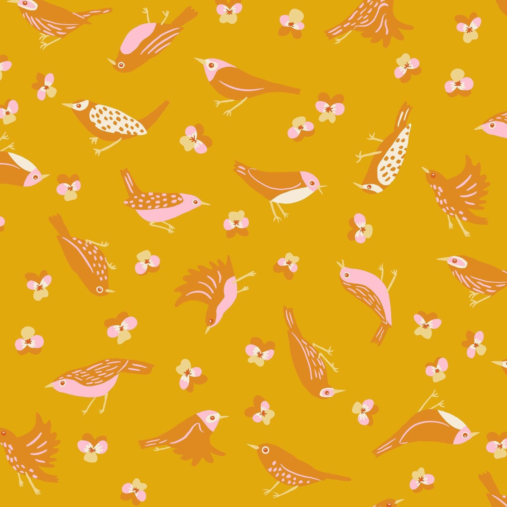 Ruby Star Society-Migration Goldenrod-fabric-gather here online