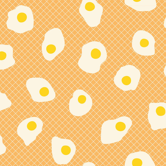 Ruby Star Society-Fried Eggs Cantaloupe-fabric-gather here online