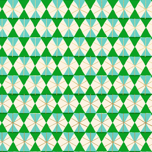 Ruby Star Society-Happy Hexie Metallic Verdant-fabric-gather here online