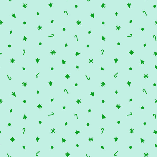 Ruby Star Society-Christmas Confetti Mint-fabric-gather here online