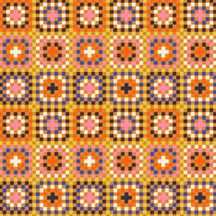 Ruby Star Society-Granny Square Caramel-fabric-gather here online