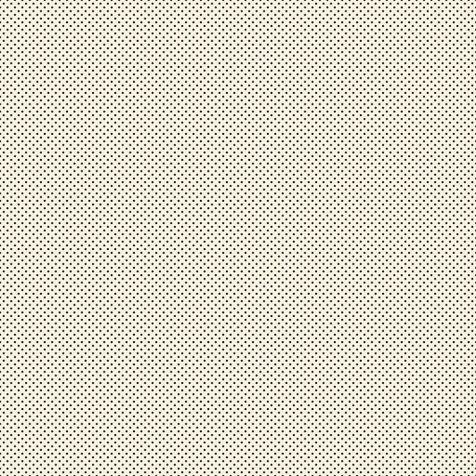 Ruby Star Society-Mini Dot Black On Natural-fabric-gather here online