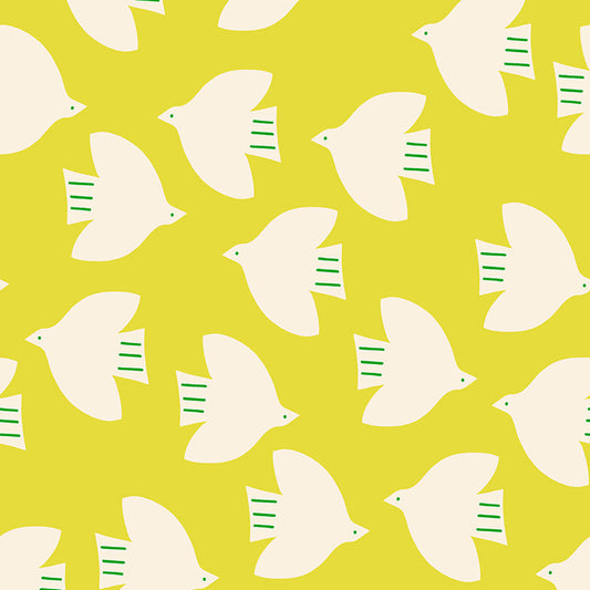 Ruby Star Society-Birds Citron-fabric-gather here online