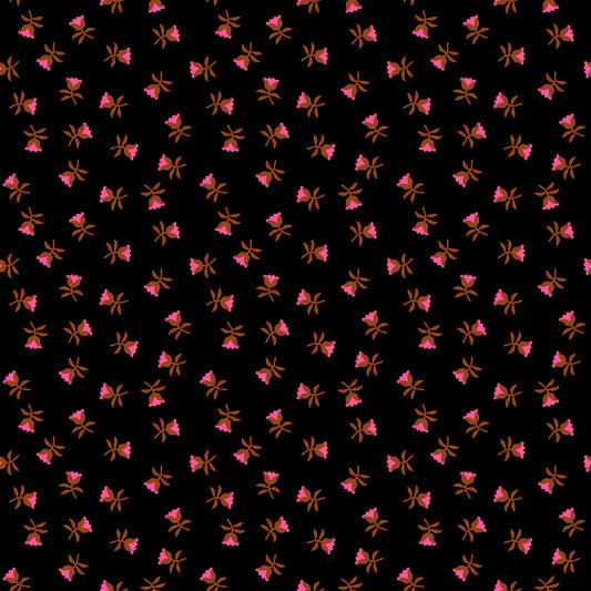 Ruby Star Society-Sweetflower Soft Black-fabric-gather here online