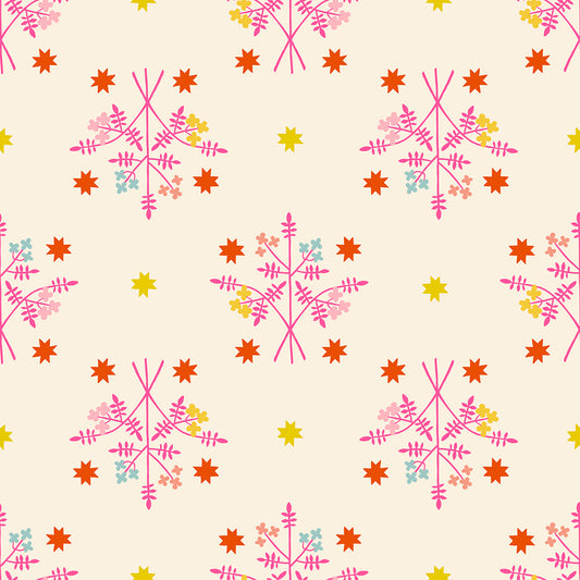 Ruby Star Society-Bouquet Neon Pink-fabric-gather here online