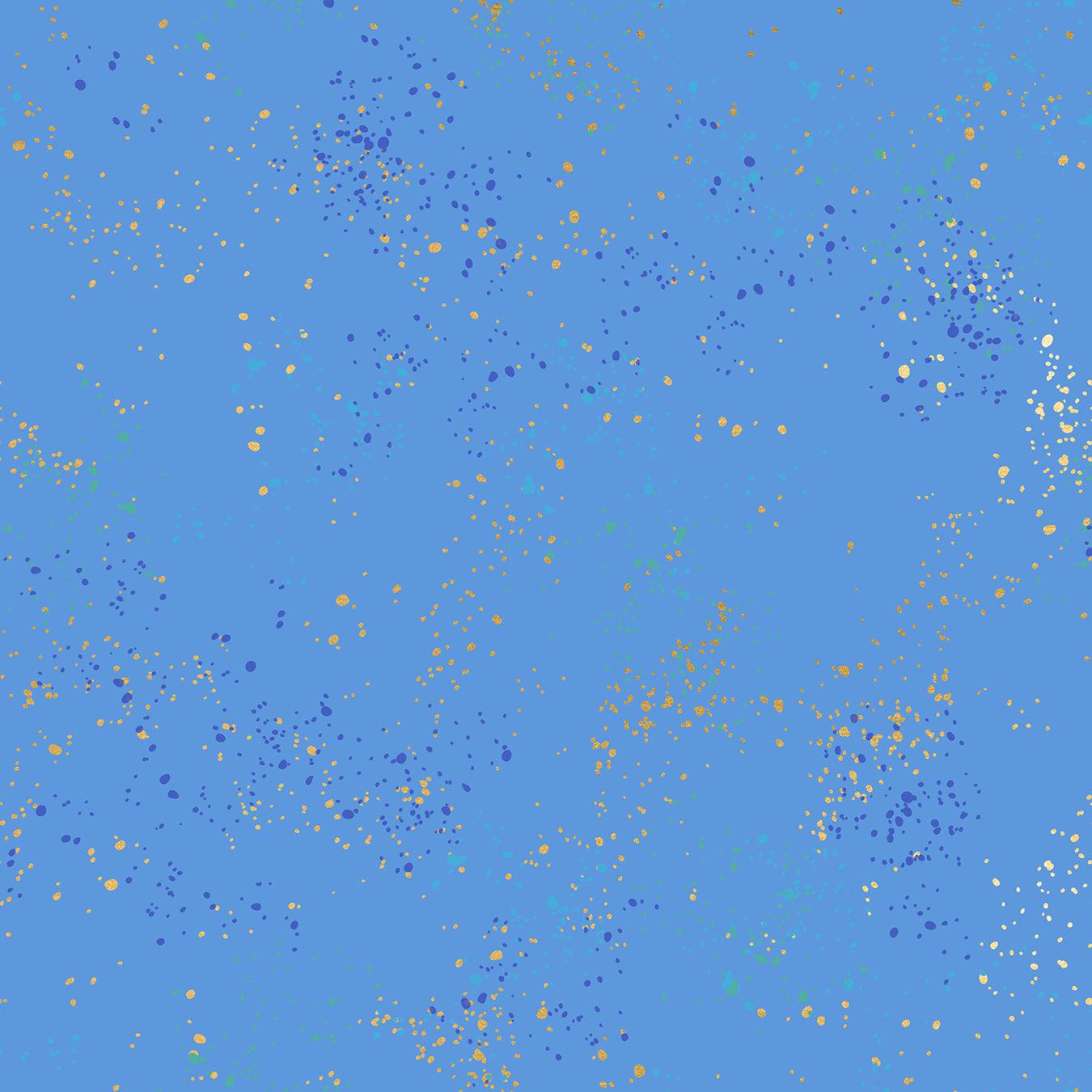 Ruby Star Society-Speckled-fabric-127M Metallic Lindley Blue-gather here online