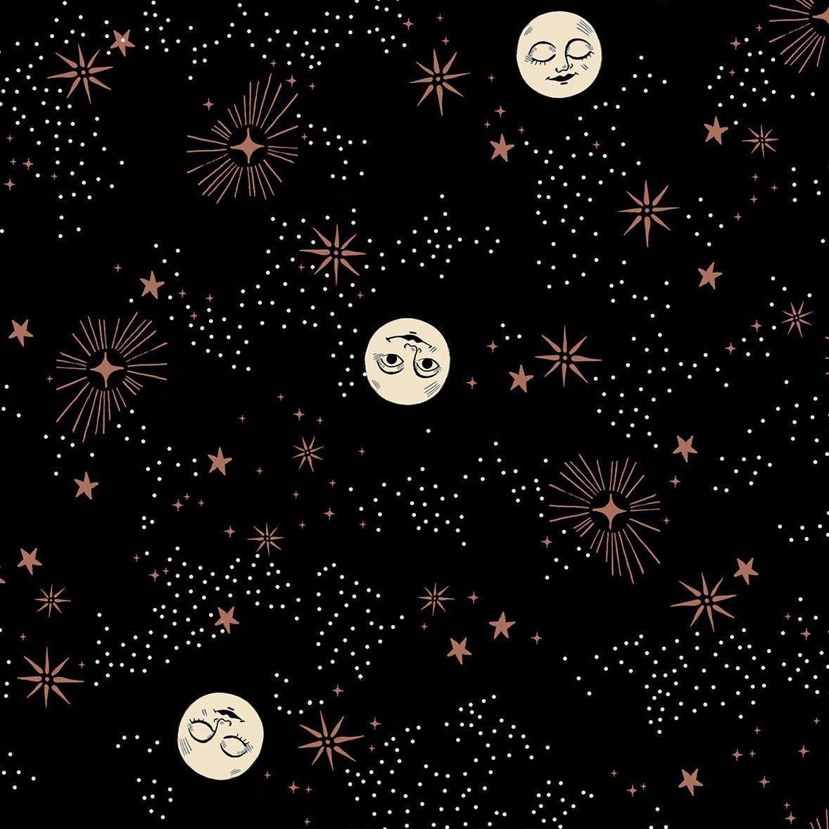 Ruby Star Society-Wise Moons Black-fabric-gather here online