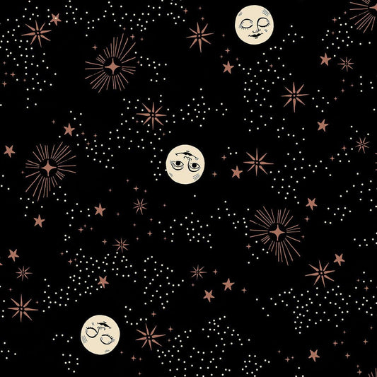 Ruby Star Society-Wise Moons Black-fabric-gather here online