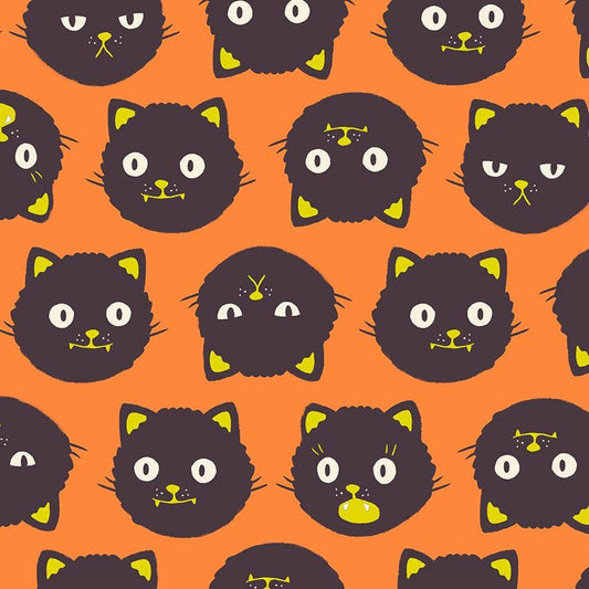 Ruby Star Society-Scaredy Cats Pumpkin-fabric-gather here online