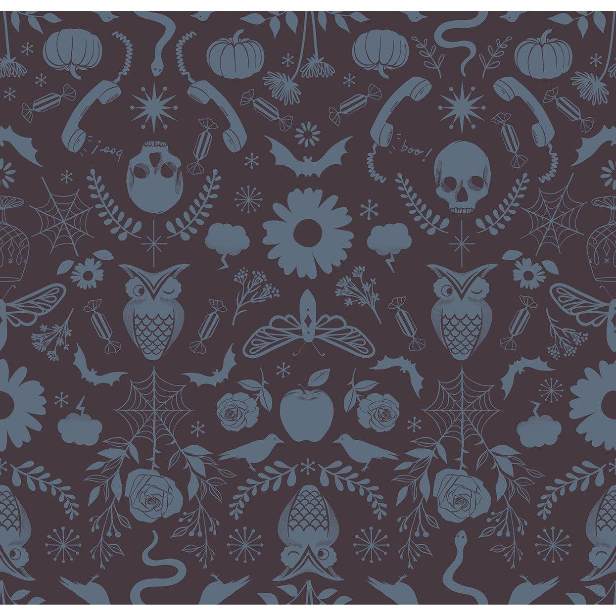 Ruby Star Society-Creepy Damask Caviar-fabric-gather here online