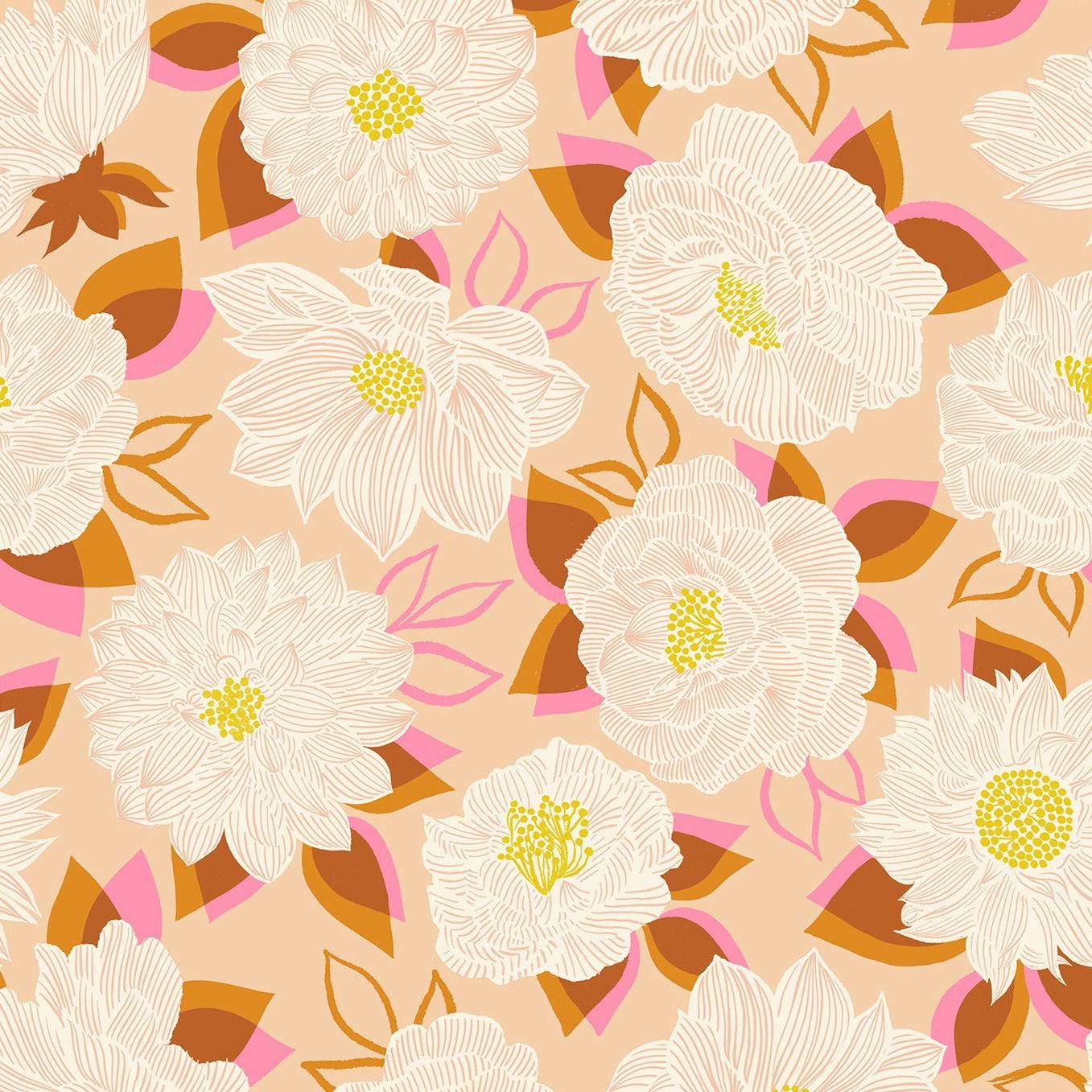 Ruby Star Society-Blooming Creme Brulee-fabric-gather here online