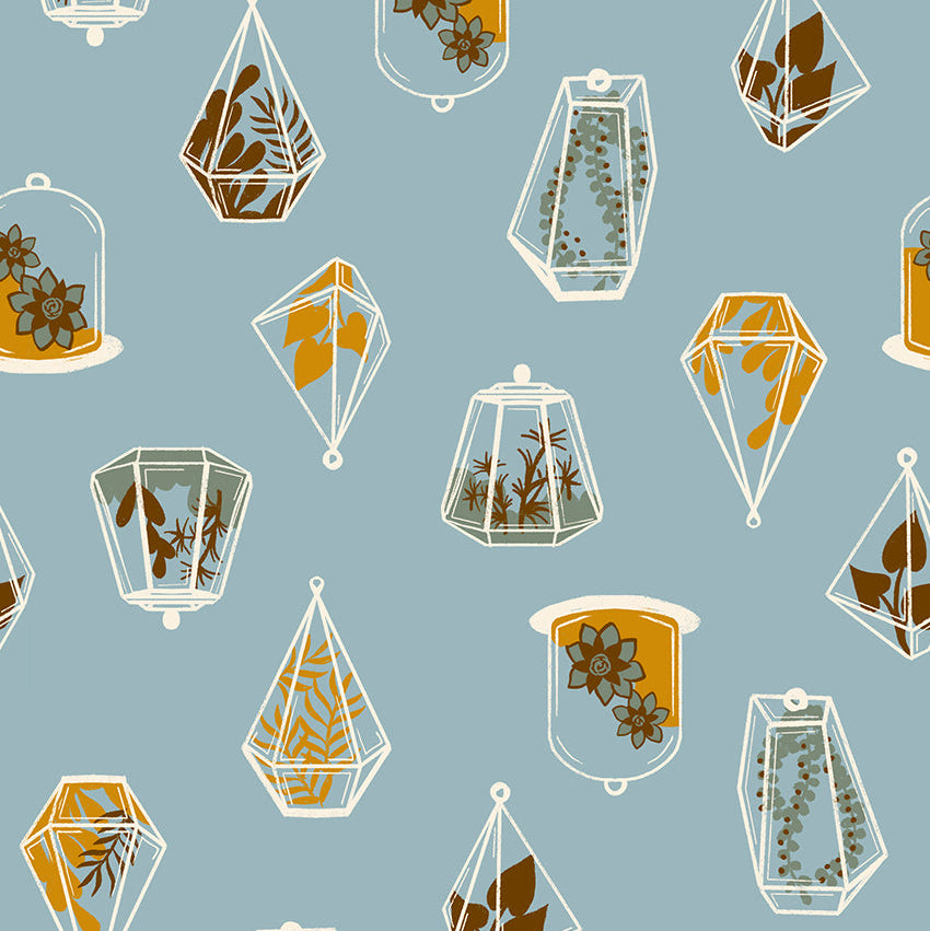 Ruby Star Society-Terrarium Soft Blue-fabric-gather here online