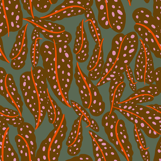 Ruby Star Society-Overlapping Leaves Cocoa-fabric-gather here online