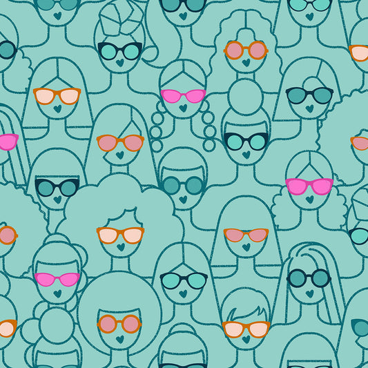 Ruby Star Society-Shine Girl Shine Lagoon-fabric-gather here online