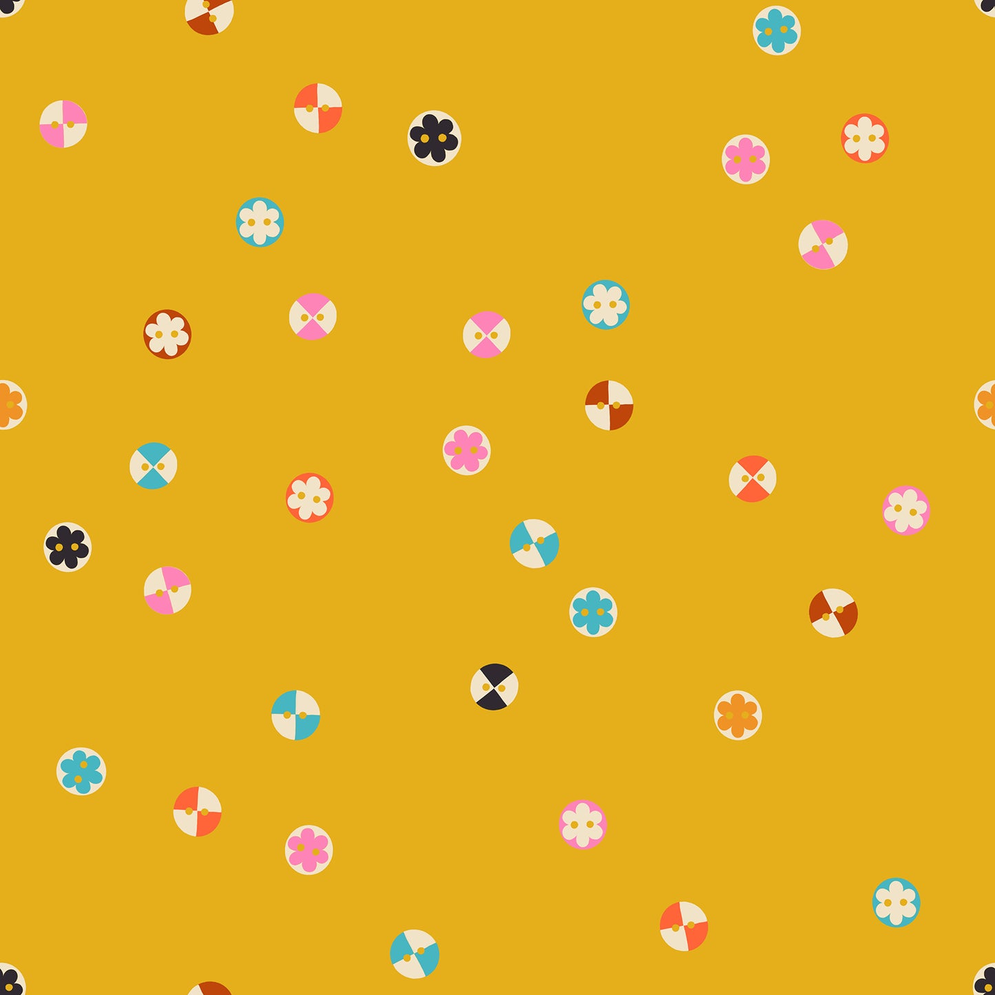 Ruby Star Society-Buttons Goldenrod-fabric-gather here online