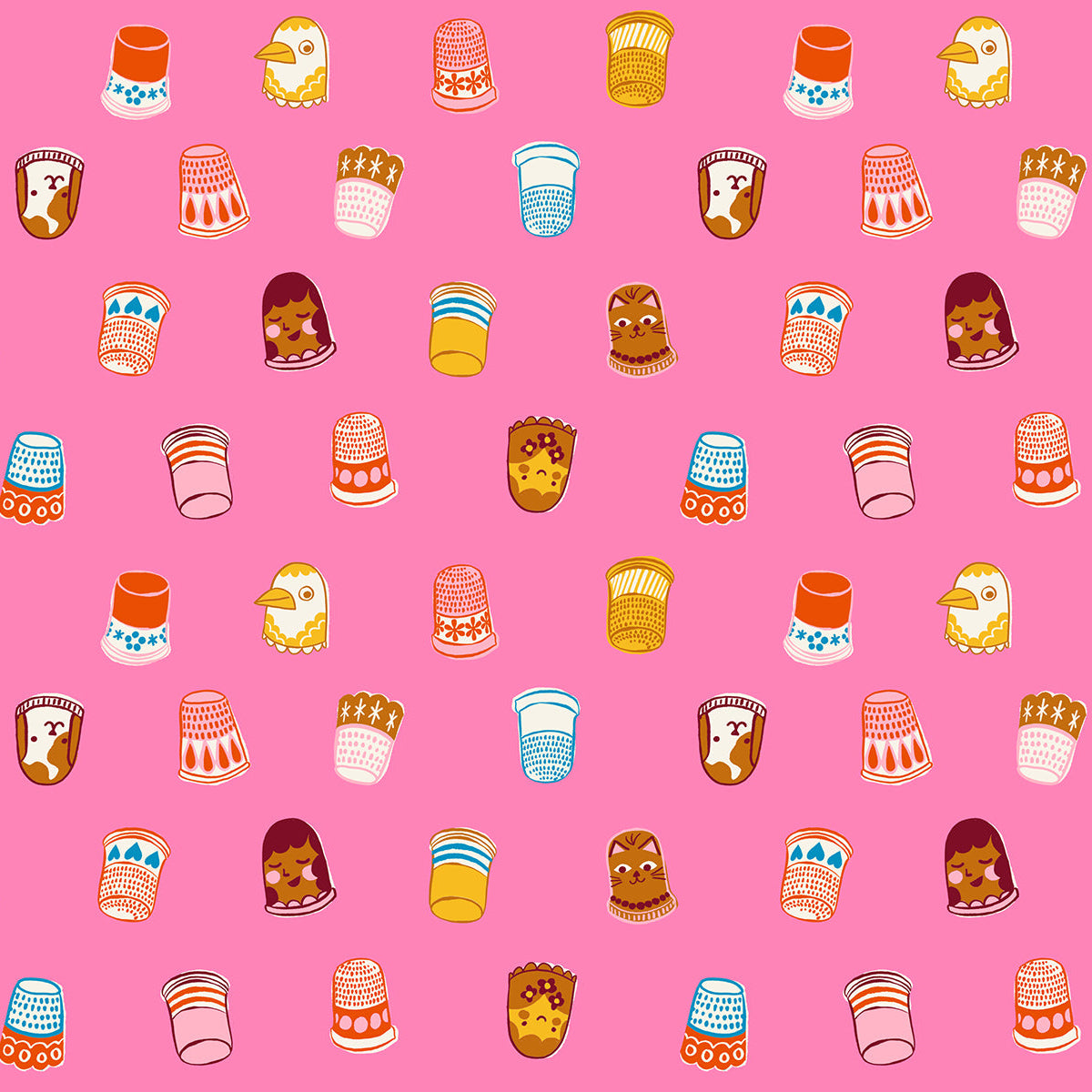 Ruby Star Society-Thimbles Flamingo-fabric-gather here online