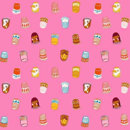 Ruby Star Society-Thimbles Flamingo-fabric-gather here online